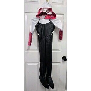 Girl's Marvel Spider-Gwen Spiderman Superhero Comic Costume 3/4